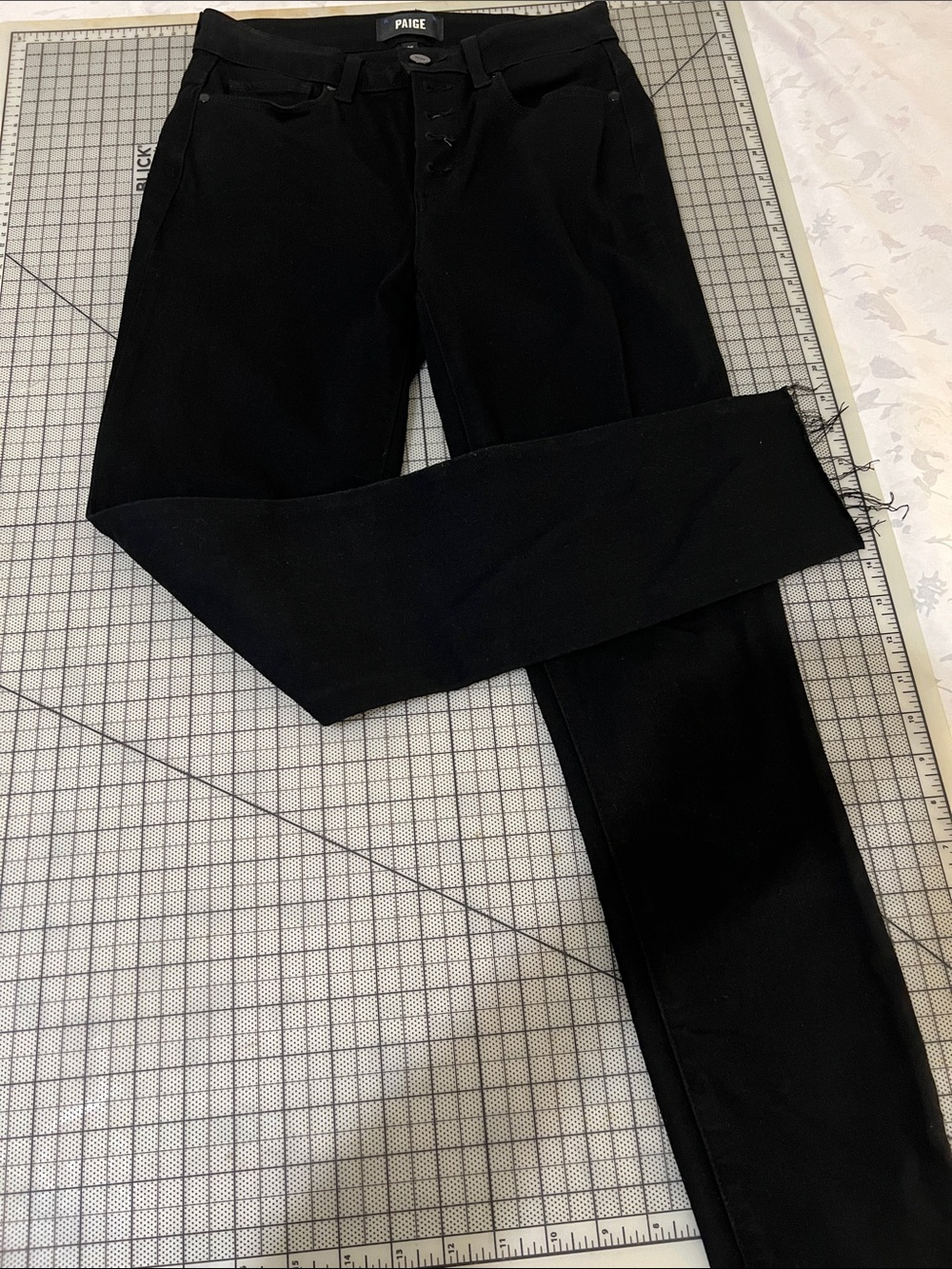 PAIGE Black Skinny jeans/ankle length